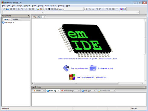 emIDE - The free IDE for embedded programming.